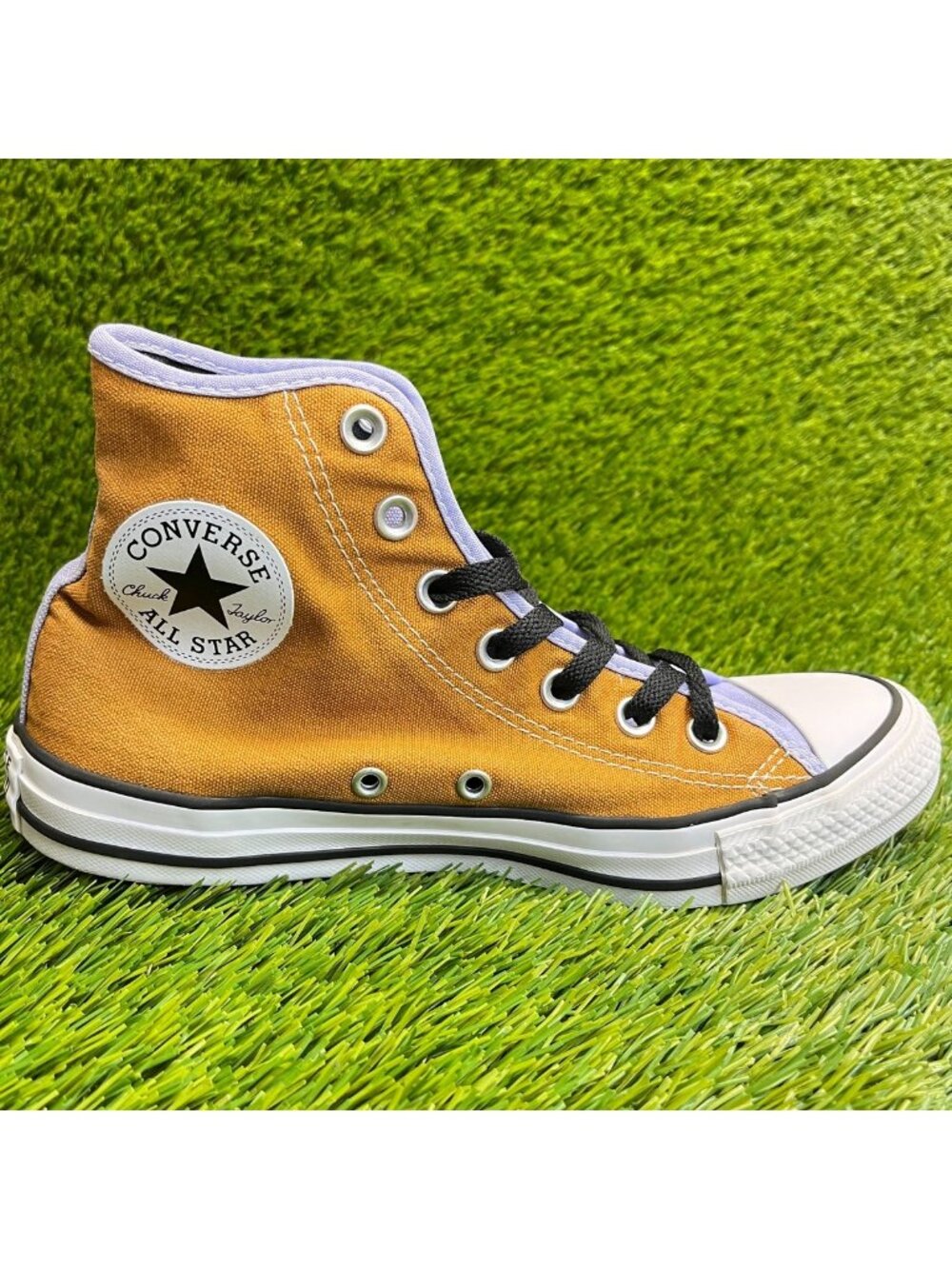 Converse Chuck Taylor All Star Womens Size 8 Gold Palm Athletic Shoes Sneakers - Picture 4 of 9